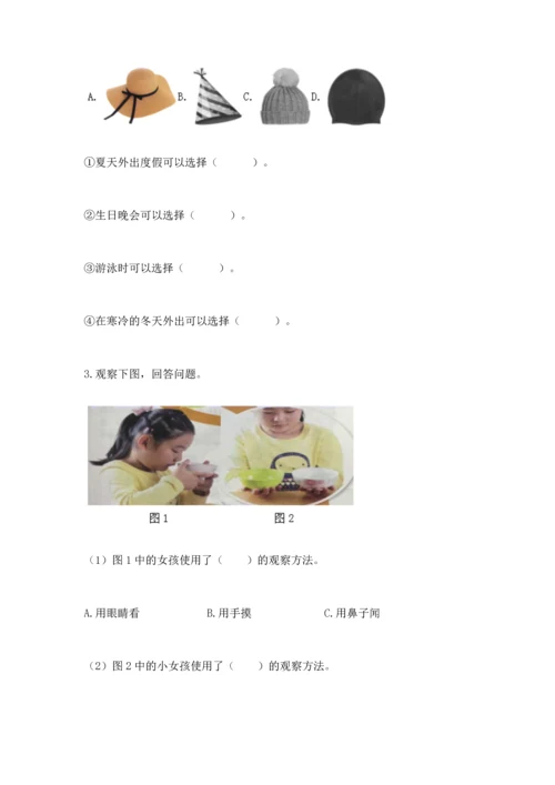 教科版科学二年级上册《期末测试卷》【精华版】.docx