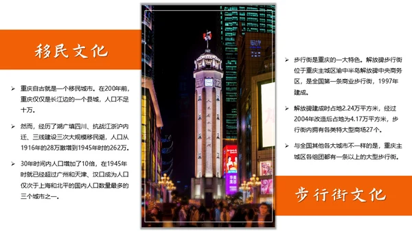 重庆印象通用PPT模板
