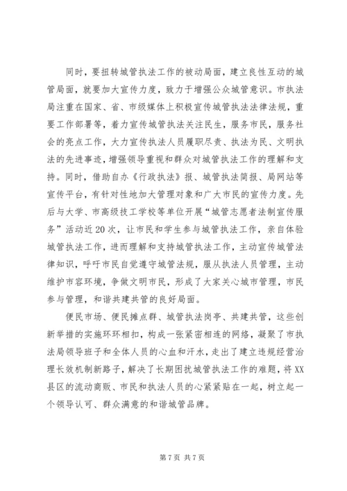 城管执法整治工作报告.docx