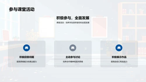 初一学习策略报告PPT模板