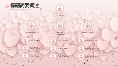 唯美浪漫爱情情人节成长纪念册动态PPT模板
