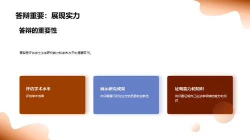 法学硕士答辩全攻略