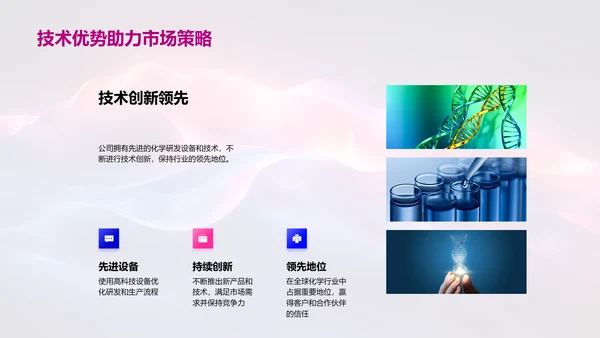 季度化学研发报告PPT模板