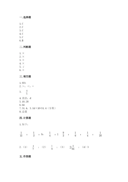 人教版六年级上册数学期末测试卷附答案【培优】.docx