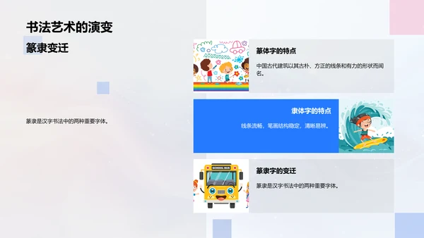 汉字演变教学PPT模板