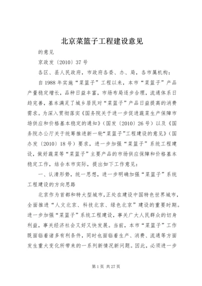 北京菜篮子工程建设意见.docx