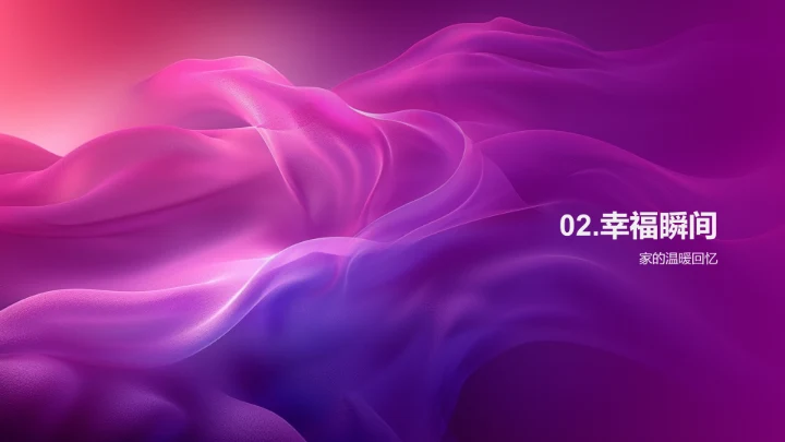 寿星生日回顾展PPT模板