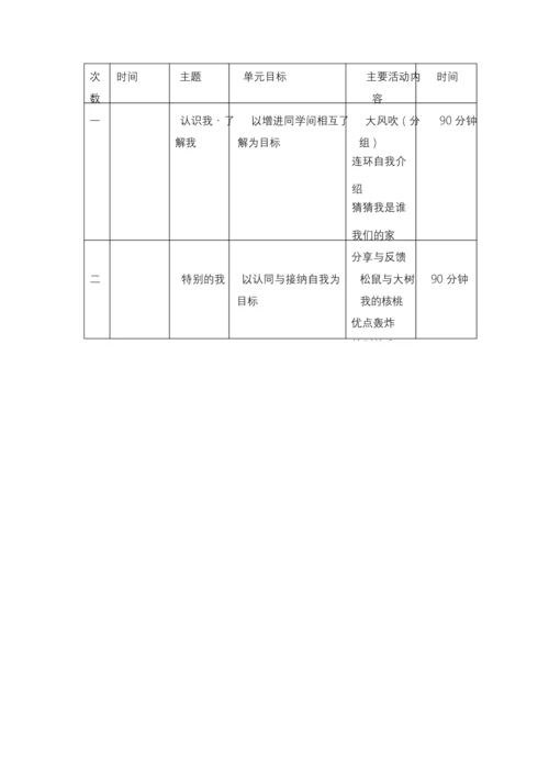 提升班级凝聚力团体心理辅导方案.docx