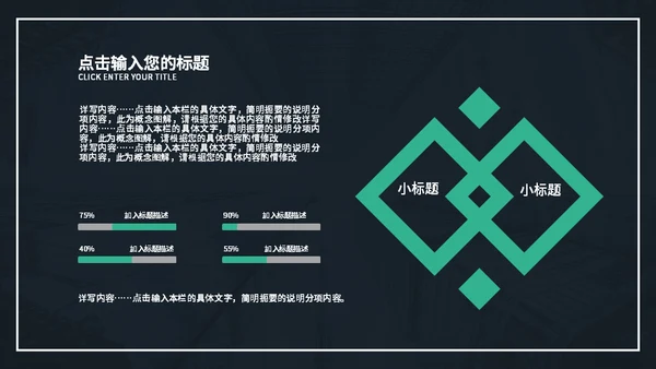 教学研究现代商业报告通用PPT模板