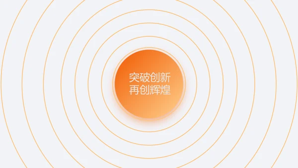 渐变2019市场部年终工作总结PPT模板