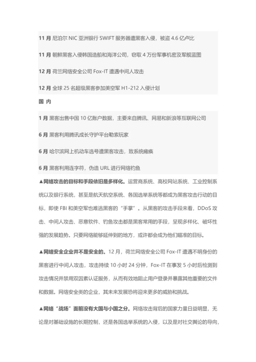 年网络安全行业大事记（DOC42页）.docx