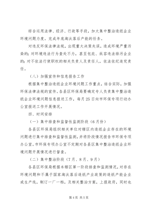 造纸企业环境整顿指导方案.docx