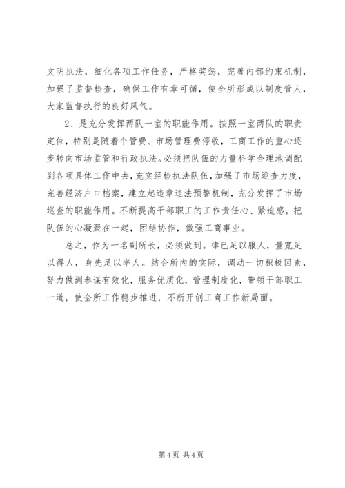 县工商所副所长竞聘的演讲稿.docx