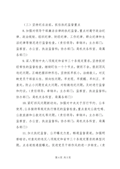 某局XX年党风廉政建设和反腐败工作意见.docx