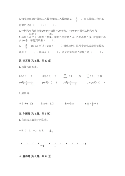 北师大版小学六年级下册数学期末检测试题【培优b卷】.docx