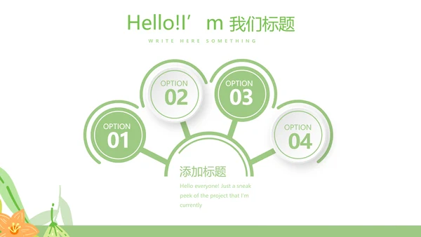 绿色小清新春季美容护肤宣传动态PPT