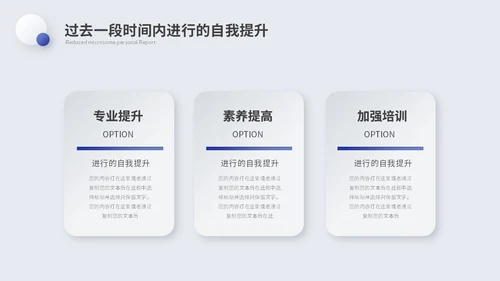 简约微粒体个人述职报告工作汇报自我介绍ppt模板