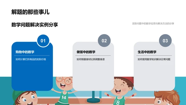 生活数学实用教程PPT模板