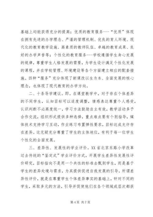 小学学习考察报告.docx