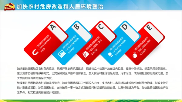 新农村建设精准扶贫开发工作PPT模板