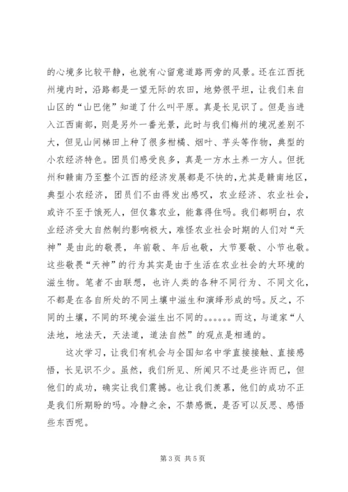 学习小组临川之行的培训心得.docx