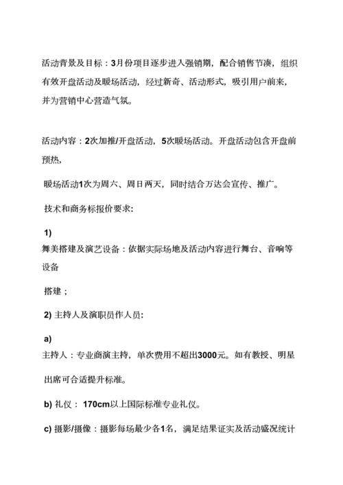 万达开盘活动专项方案.docx