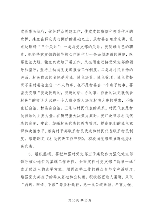 民主化进程对党的农村基层组织建设的影响及对策.docx