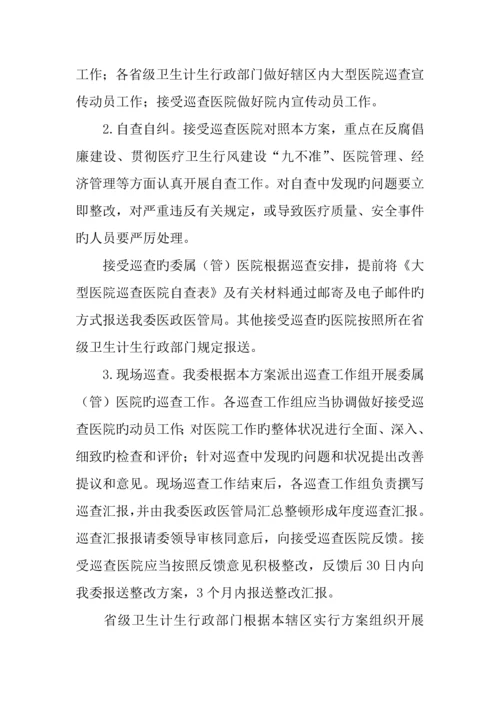 大型医院巡查工作方案年度.docx