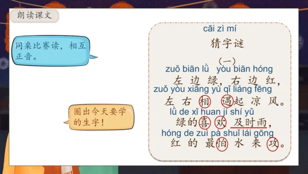 【核心素养】部编版语文一年级下册-识字4. 猜字谜 第1课时（课件）