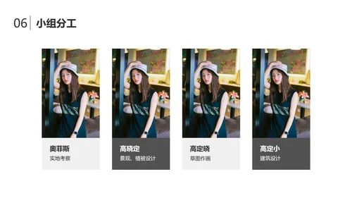 简约风大学生小组作业成果展示