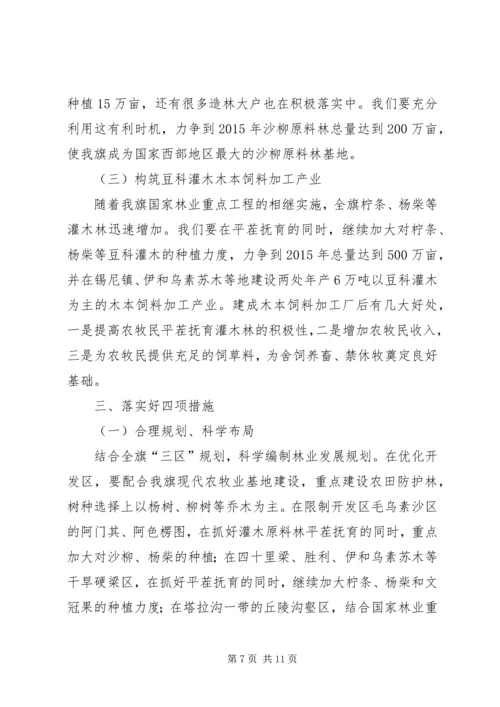 加快转变林业发展方式领导发言范文.docx