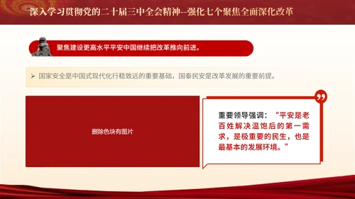 学习贯彻三中全会精神走深走实强化七个聚焦全面深化改革PPT课件