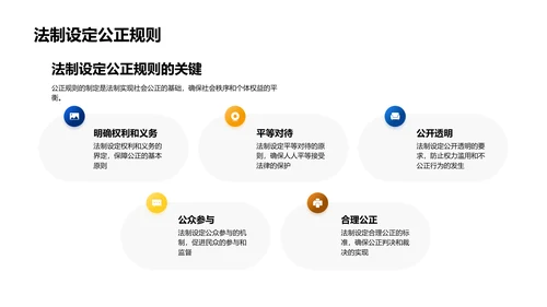 公正法制教学PPT模板