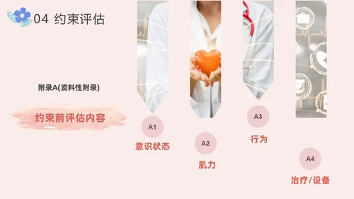 住院患者身体约束护理小清新风PPT医疗