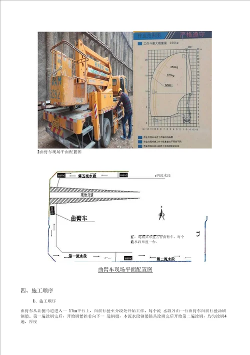 曲臂车高空作业车施工方案