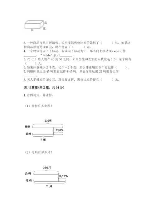 北京版六年级下册数学期末测试卷及答案【精选题】.docx