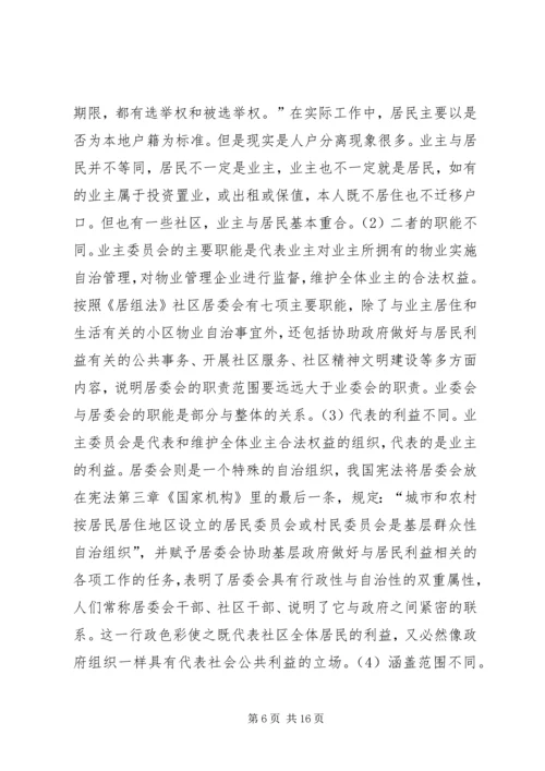 商品房社区管理报告.docx