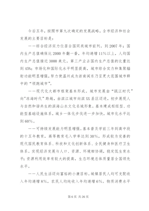 代市长刘奇作工作报告范文.docx