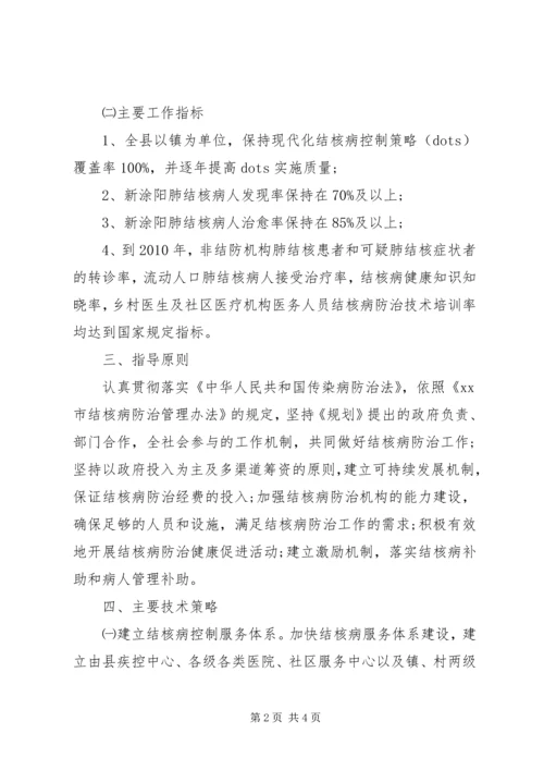 结核病防治实施工作计划范文.docx