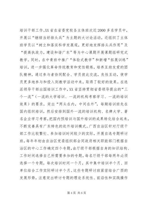 学习干训工作的情况报告.docx