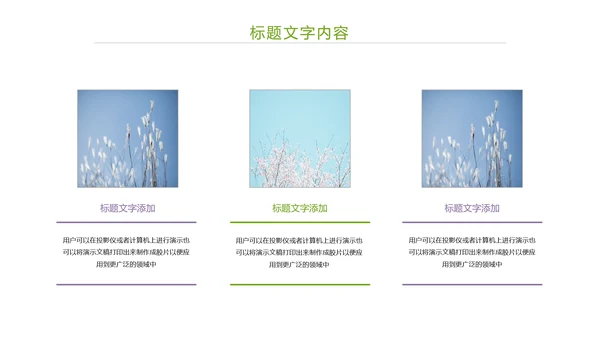 唯美小清新工作总结汇报PPT模板