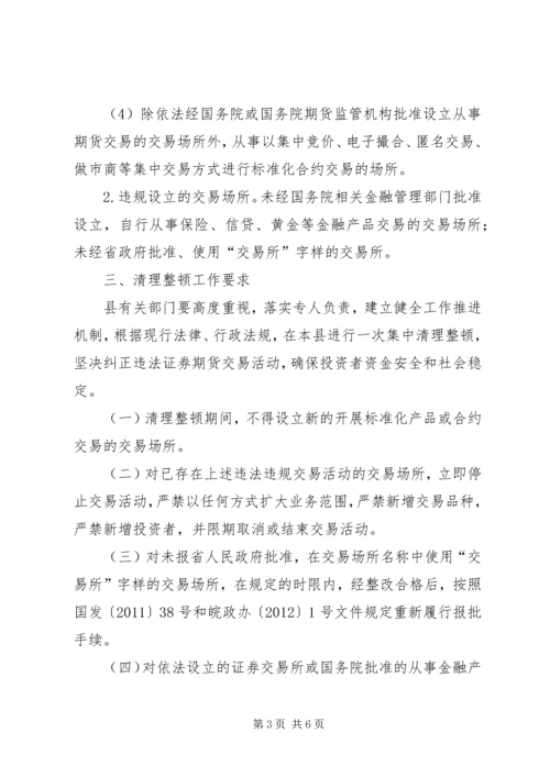 金融办交易场所工作方案.docx