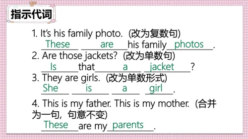 Unit 2 This is my sister 单元复习课件