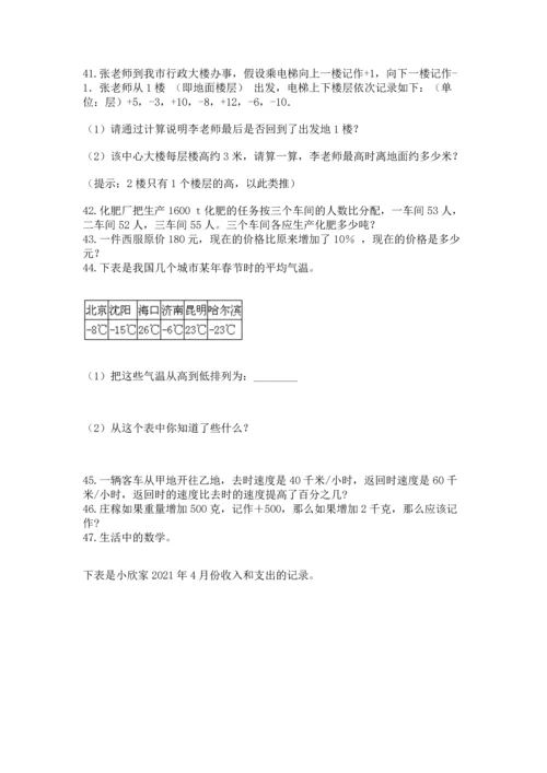 小升初数学应用题50道带答案.docx