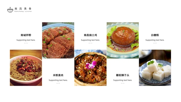 介绍南昌风光旅游业PPT模板