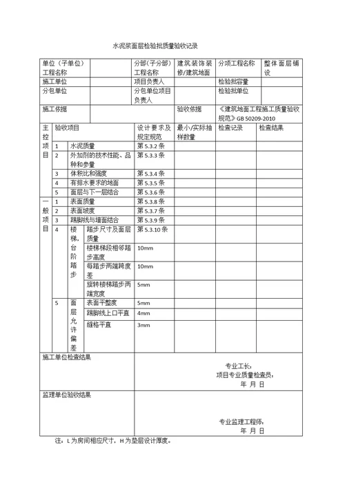 整体面层铺设介绍