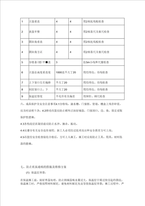 外墙保温玻化微珠施工方案