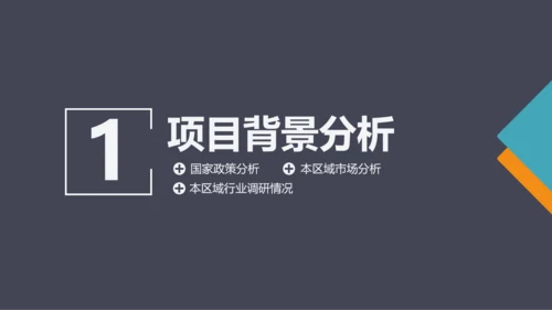 公司企业项目创办商业计划书PPT模板