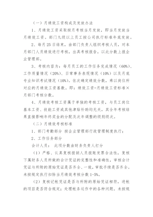 财务人员绩效考核细则.docx