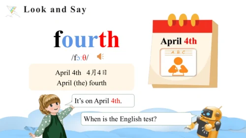 Unit 4 When is the art show Part A Let's learn课件（4